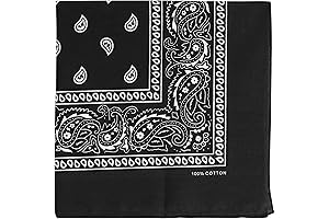 Versatile Black Bandanna: A Stylish and Multipurpose Accessory