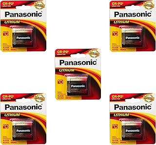5x Panasonic CR-P2 6V Photo Lith Battery Replace 5024LC, 6204, CR17-33, CRP2, CRP2P, CRP2S, CR-P2, CR-P2S, DL223A, DLCRP2, EL223AP, K223LA, K223LA-1, PC223, PC223A