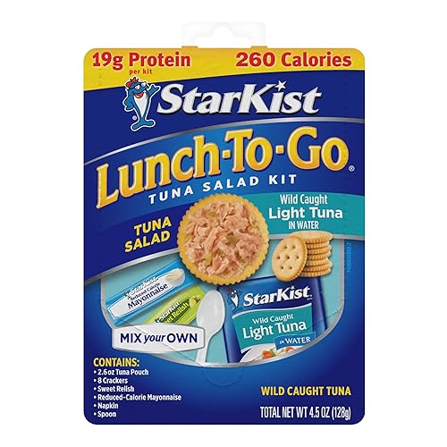 StarKist Bolsa ligera para llevar para el almuerzo, mezcla tu propia ensalada de atún (el embalaje puede variar)