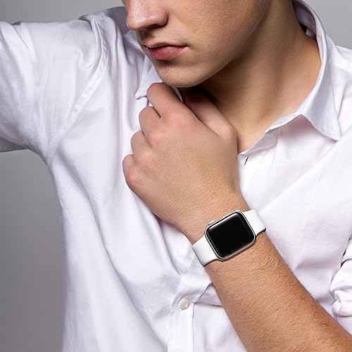Miniatura 6 de Correas deportivas compatibles con Apple Watch de 1.65, 1.73, 1.77, 1.77, 1.61, 1.49, 1.57 y 1.73 pulgadas, para mujeres y hombres, correa de