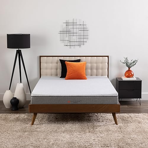 Craft & Trade Artistry - Colchón híbrido de espuma viscoelástica y bobina, espuma de gel de cobre y bobinas de borde de calibre, 10 pulgadas,