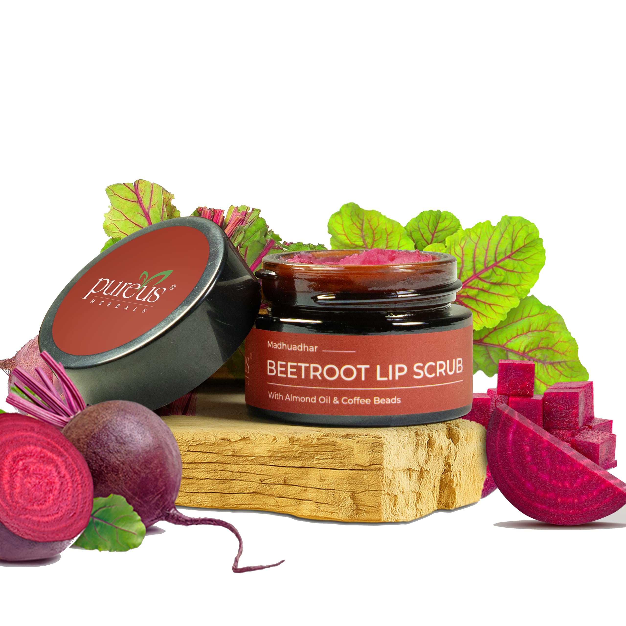 Pureus Herbals Madhuadhar Beetroot Lip Scrub for Lightening & Exfoliation – Natural Lip Care with Shea Butter & Vitamin E | Dark Lips to lighten, Reduces Pigmentation, Removes Dead Skin & Restores Soft, Pink Lips for Women & Men – 15 gm-image-37