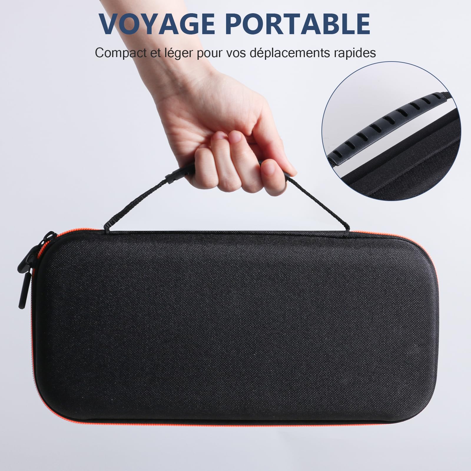 LONGYI Étui de Transport pour Switch 2, Housse de Protection Rigide Résistant aux Chocs et à l'eau pour la Switch 2, Mallette de Transport avec 10 Cartouches de Jeux et Accessoires