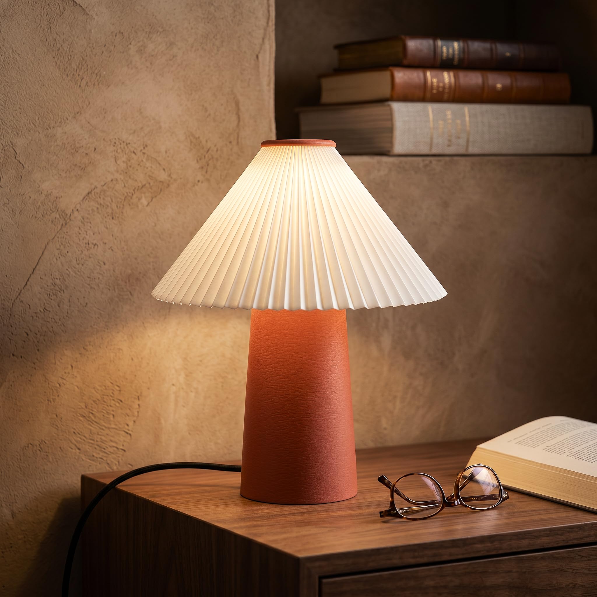Designer 3D Printed Table Lamp for Home Decor, Minimalist Bedside Night Lamp with Warm Ambient Light, Modern Desk Lamp for Bedroom Living Room and Study Table-image-13