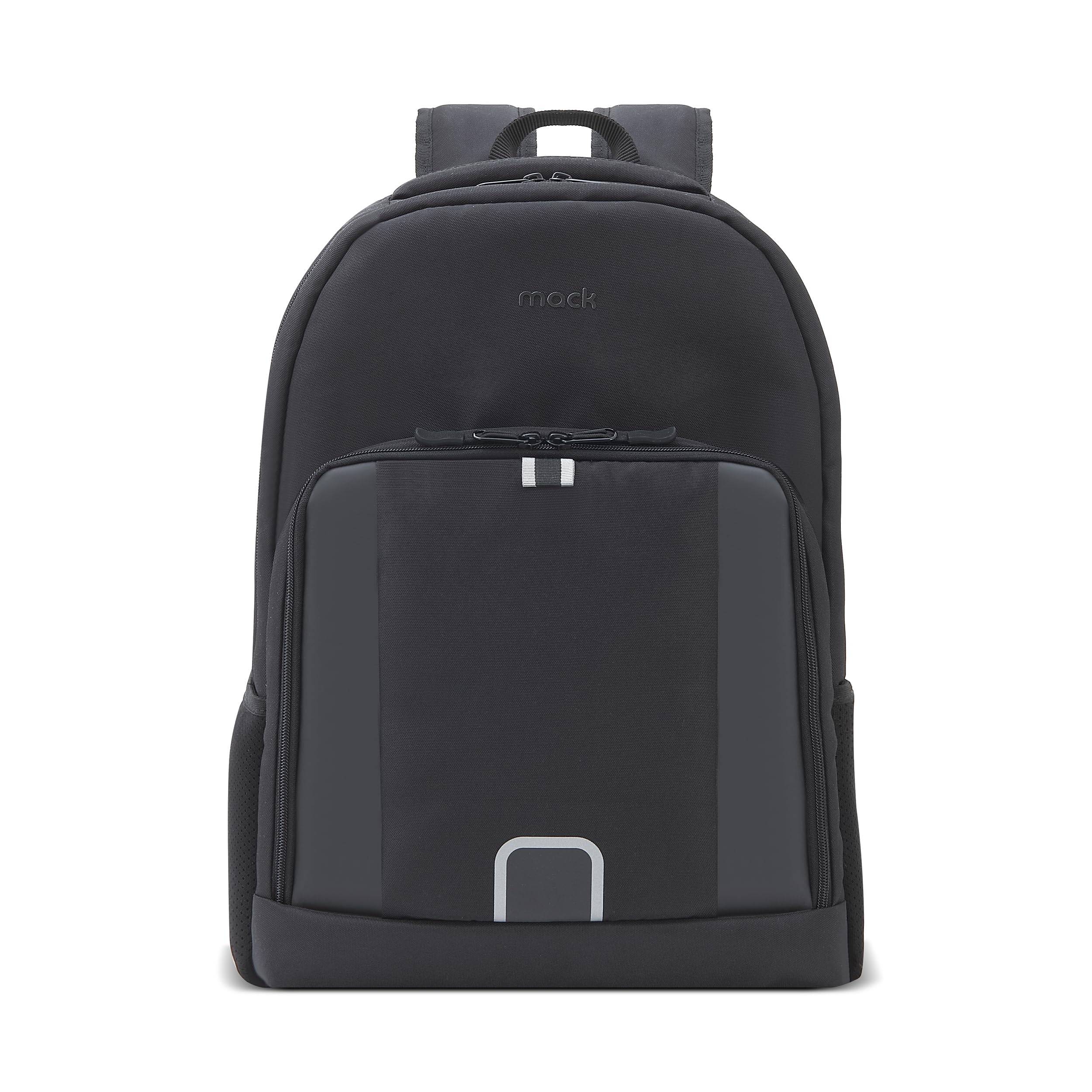 Mack Luna Eco MCE-1211 Çevre Dostu Reflektörlü Laptop Sırt Çantası, Seyahat Sırt Çantası, MacBook Sırt Çantası, Erkek Kadın 14.1 inç Bilgisayar Çantası, Siyah
