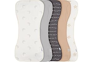 Gerber Baby Unisex Burp Cloths 5-Pack: Essential Care for Spit-Ups