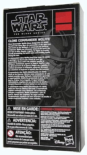 Miniatura 5 de Star Wars The Clone Wars Black Series - Figura de acción de Wolffe (6 pulgadas)