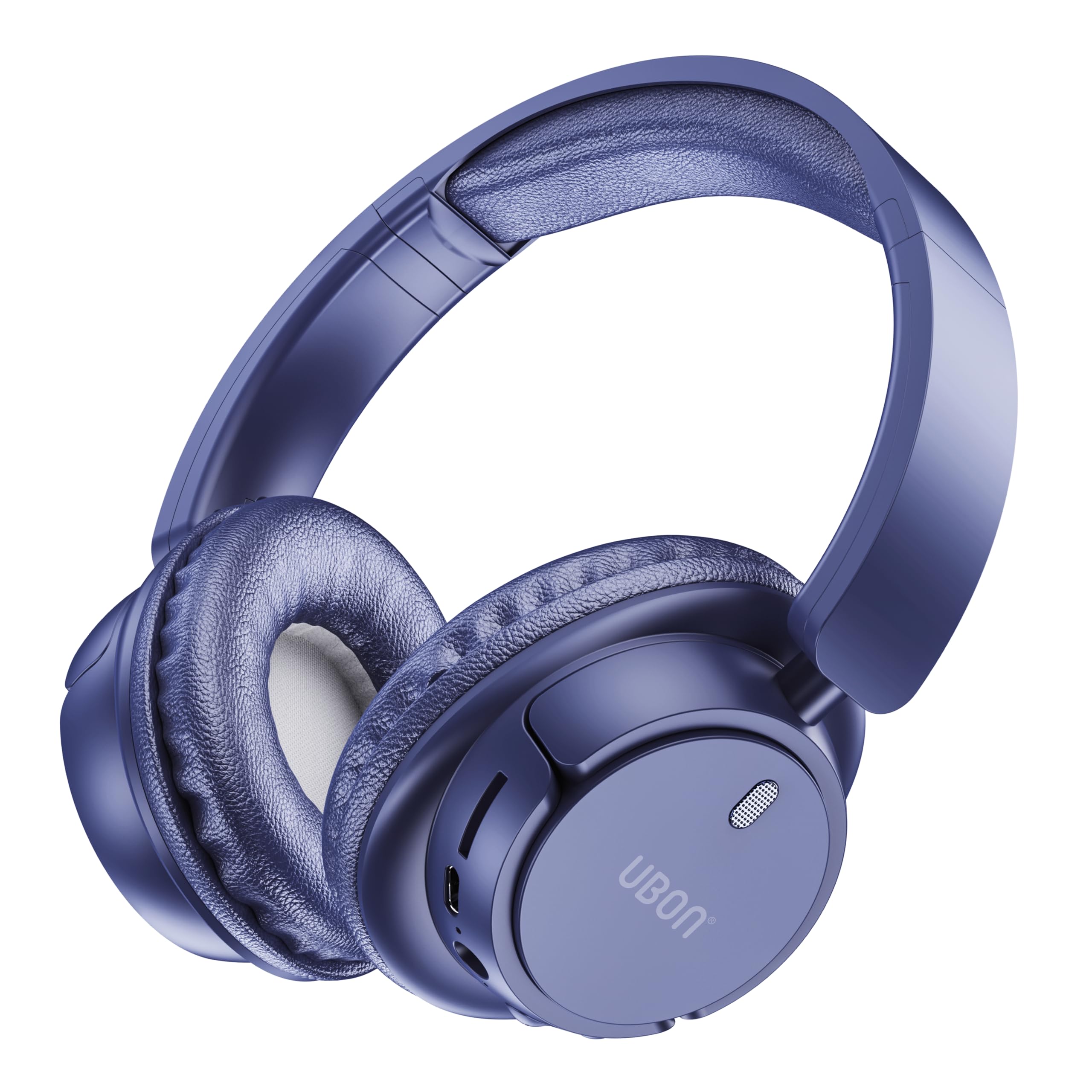 UBON HP-705 Beast Bluetooth Headphones with 30 Hrs Playtime | Deep Bass | 40 MM Driver | Soft Cushion | Over The Ear Headphones (Blue)-picture-13