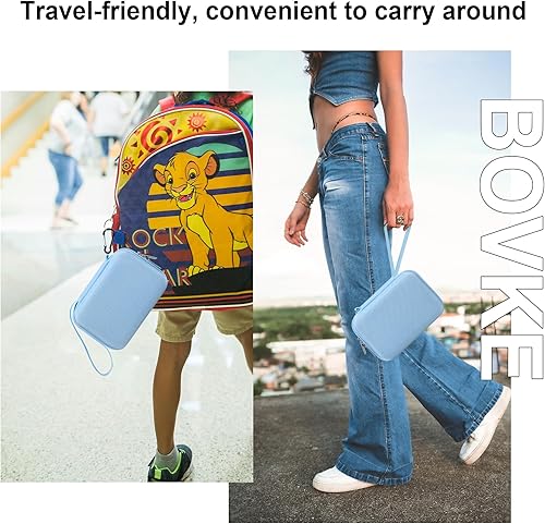 Miniatura 7 de BOVKE Funda de transporte compatible con ESOXOFFOREGKTZWEEFUNEveedoAnchiooYTETCN Cámara de impresión instantánea para niños, regalos de cumpleaños