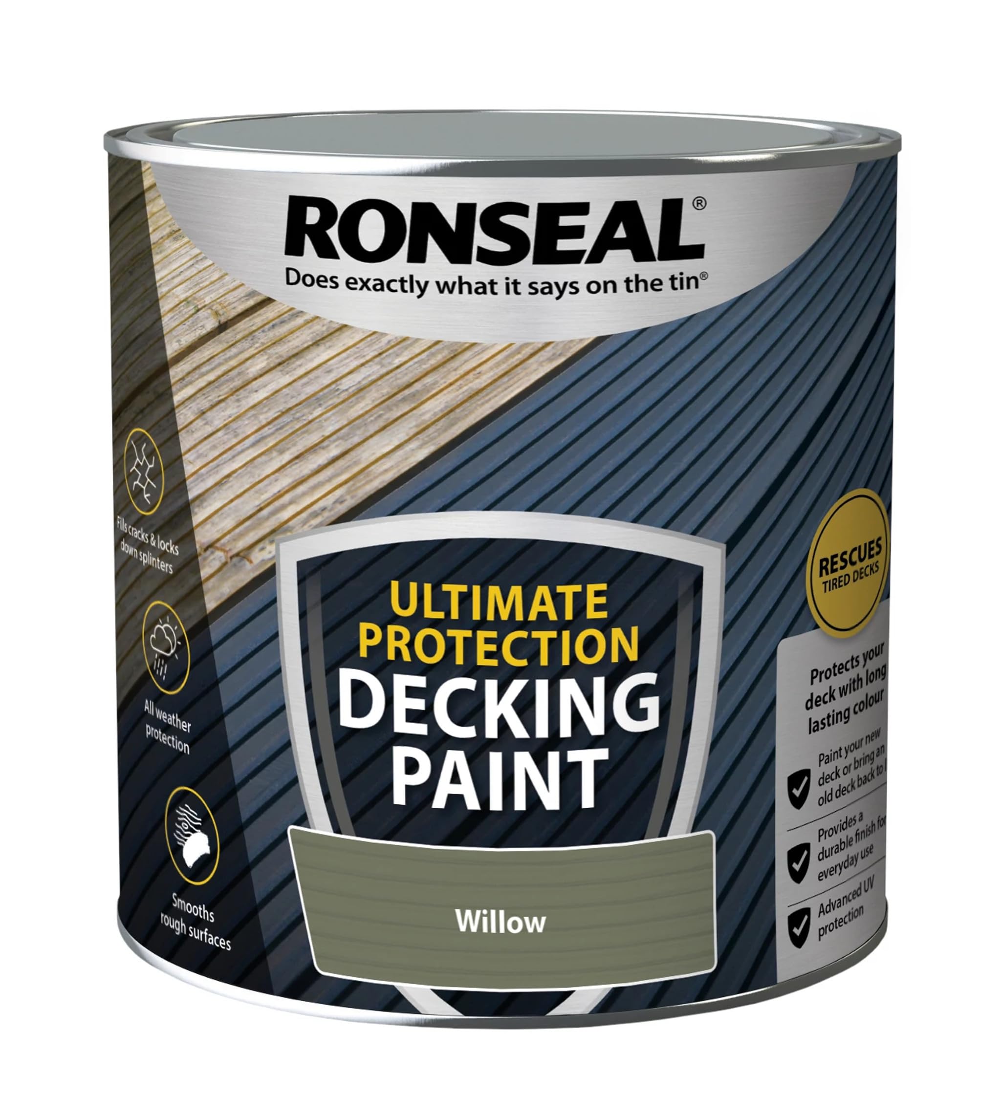 Ronseal Ultimate DECKING Paint Willow 2.5L