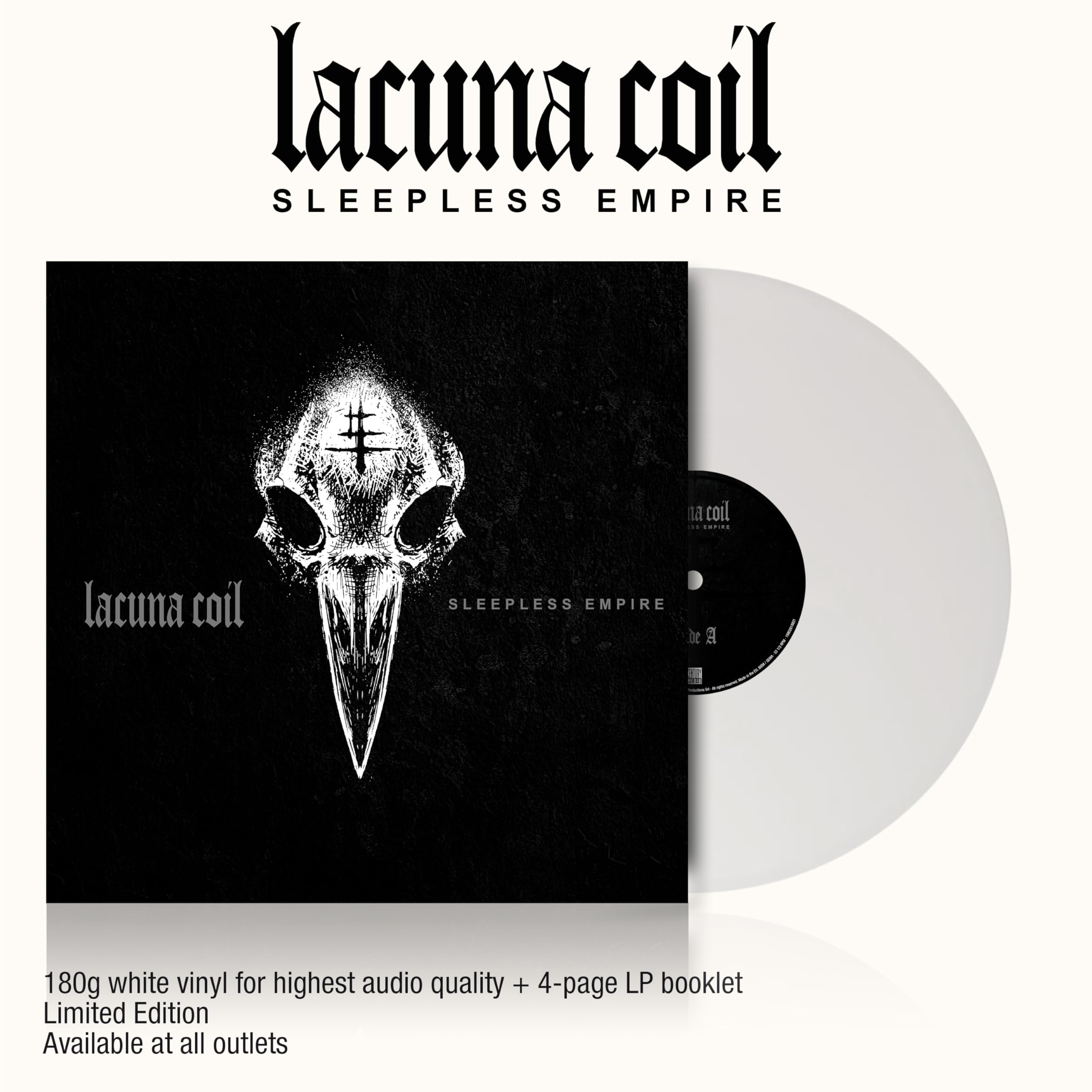 Lacuna Coil Sleepless Empire Colored Vinyl Ltd. Edition