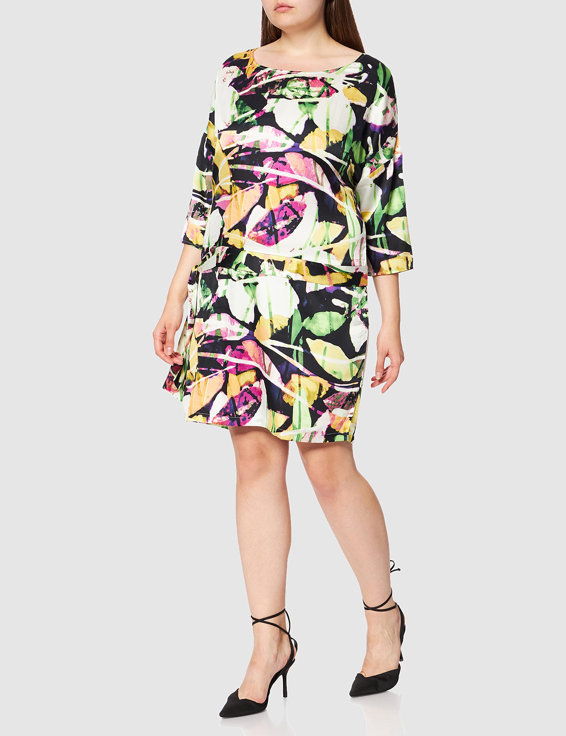 For Time Kaftan Santa Inés - Vestido Playero Largo Mono Corto Mujer