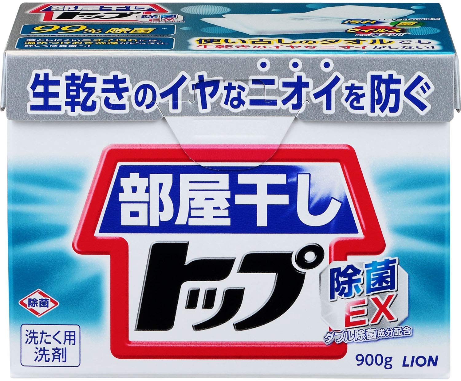 Amazon.co.jp: 【ライオン】部屋干しトップ 除菌EX 900g ×3個