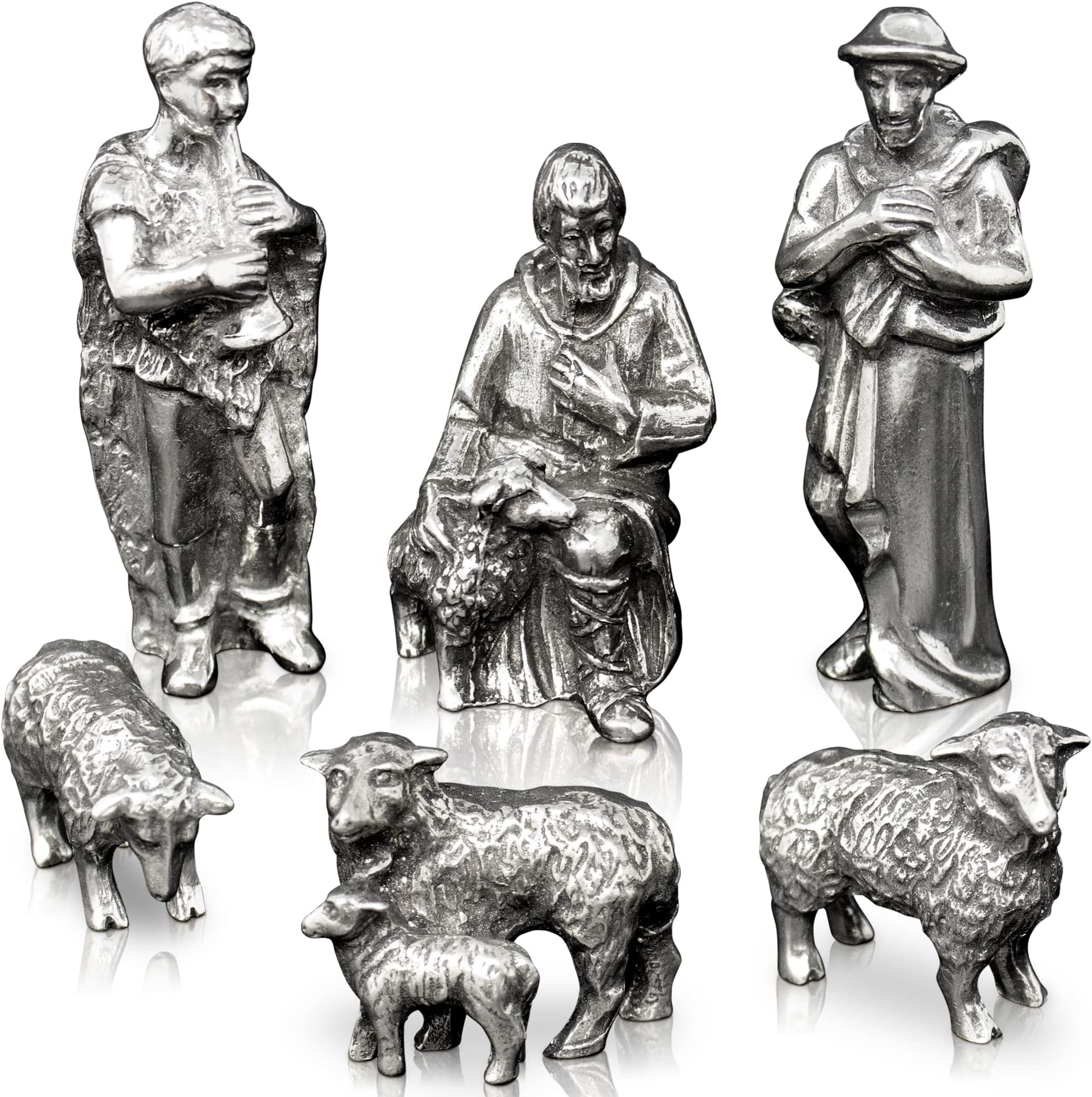Shepard and sheep set of 6
