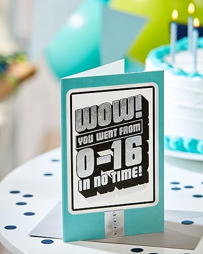 Miniatura 6 de American Greetings Tarjeta de cumpleaños número 16 (Speeding Toward A Great Year)