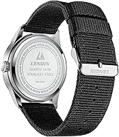 Vista 2 de LN LENQIN Relojes para hombre, unisex, militar, deportivo, correa de nailon, elegante, luminoso, analógico, de cuarzo, para hombre, impermeable