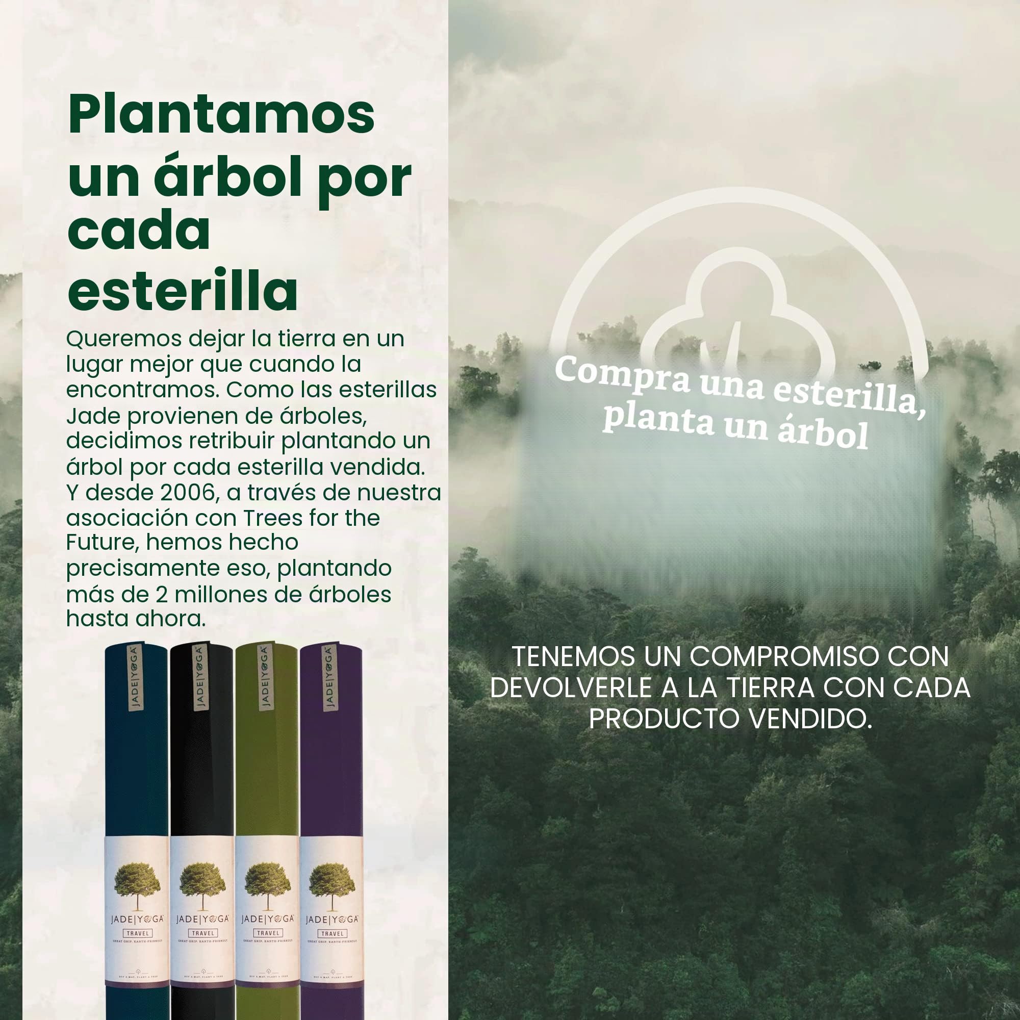 JadeYoga Esterilla de viaje.