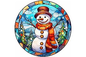 CXYQLC DIY 5D Diamond Painting Kits: Create Your Own Sparkling Snowman Ornament