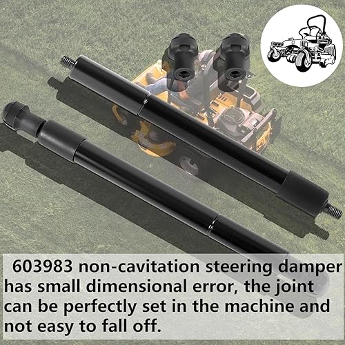 Miniatura 6 de 603983 - Juego de dos piezas de amortiguador de dirección sin cavitación, adecuado para modelos Hustler Raptor, Raptor Flip-Up, Raptor Limited,