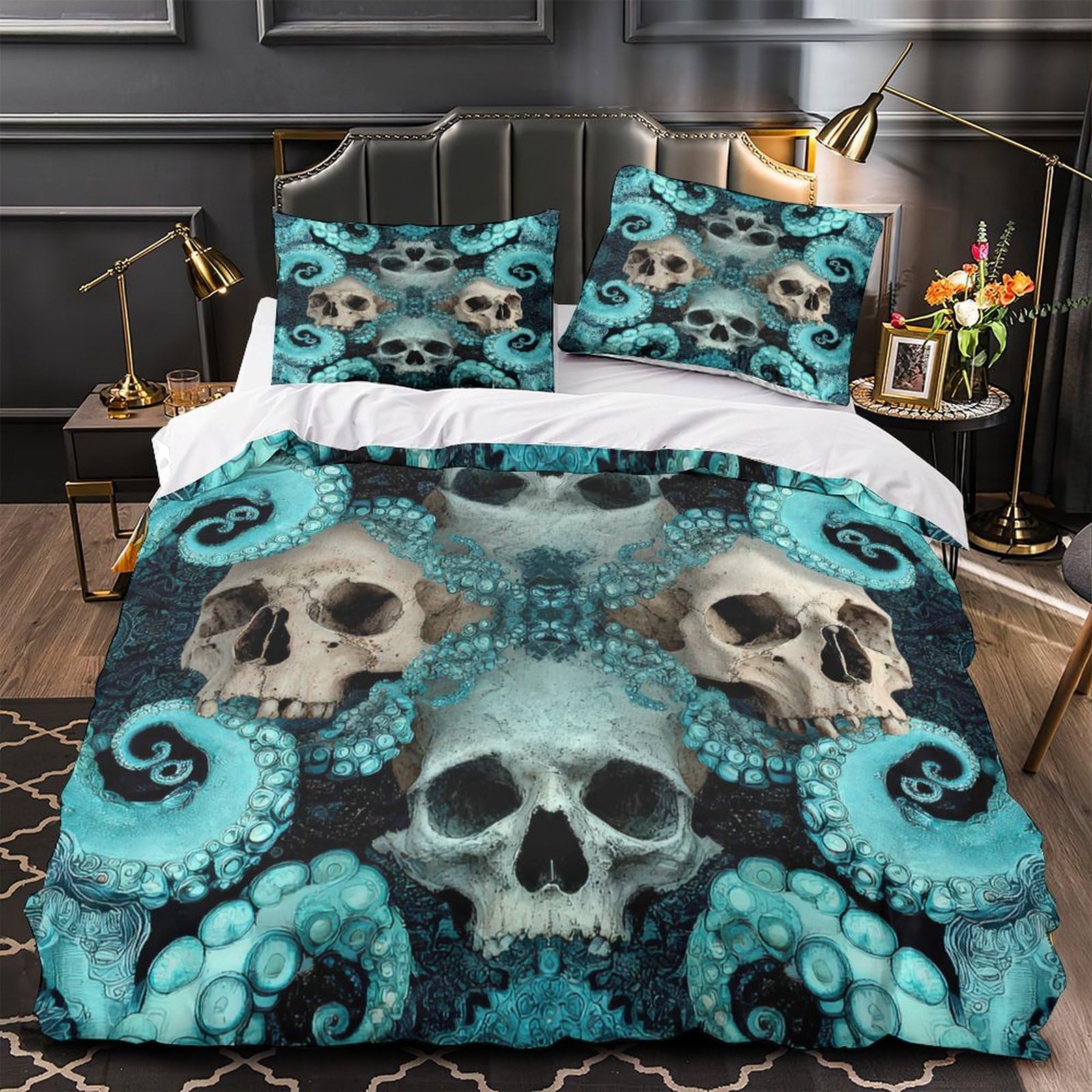 Parure de lit moutons 3D ultra douce pour la chambre des enfants et ados