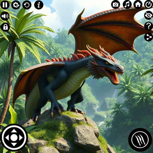 Drache Simulator - Fantasie Drache Spiele Ultimative Drache Stadt Angriff