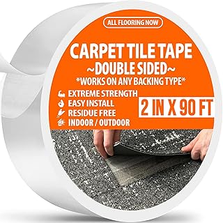 Carpet Tile Tape Double Sided Heavy Duty Carpet Tape for Carpet Tiles Ru...