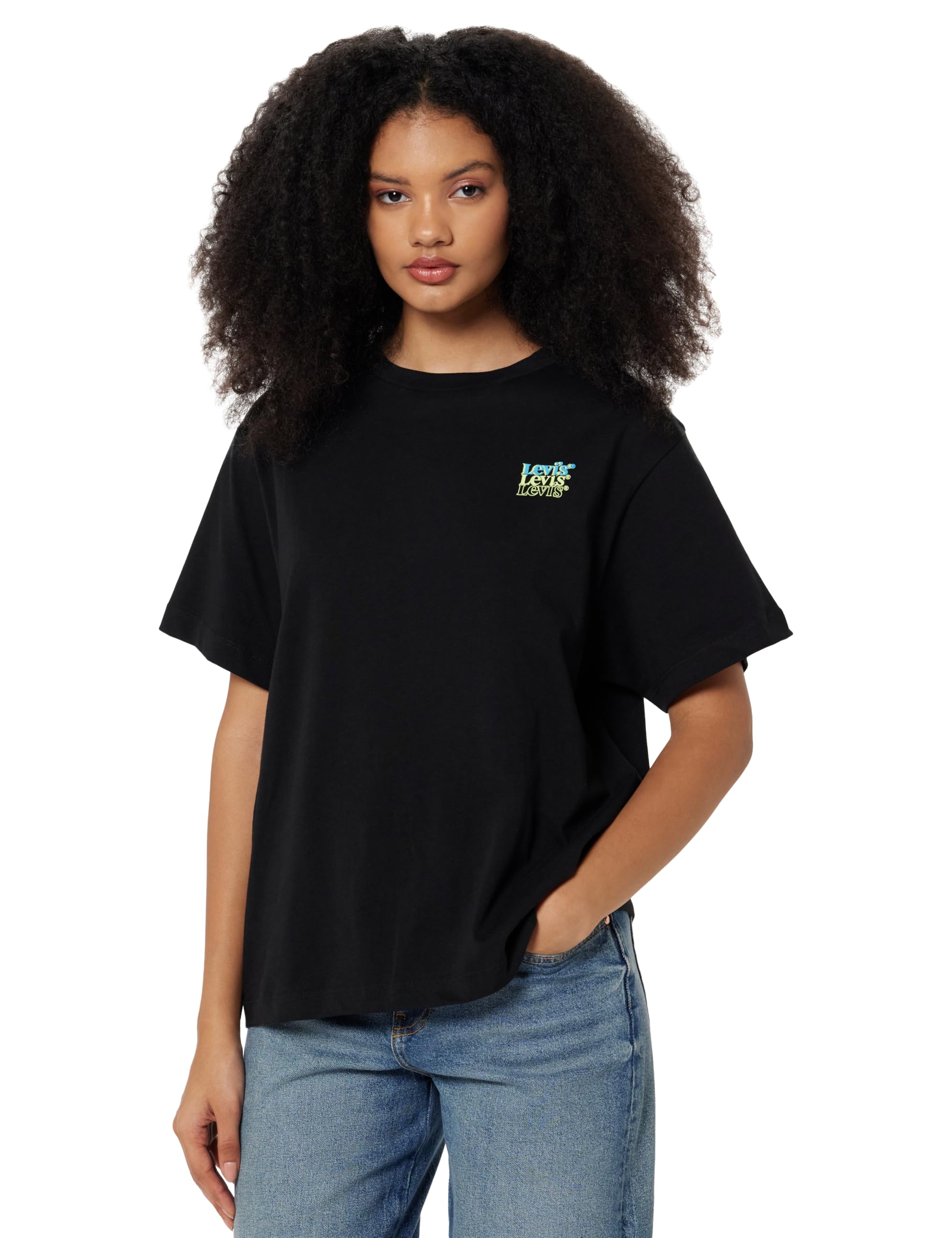 levi's Women's Solid Oversized Polo T-Shirt-picture-24