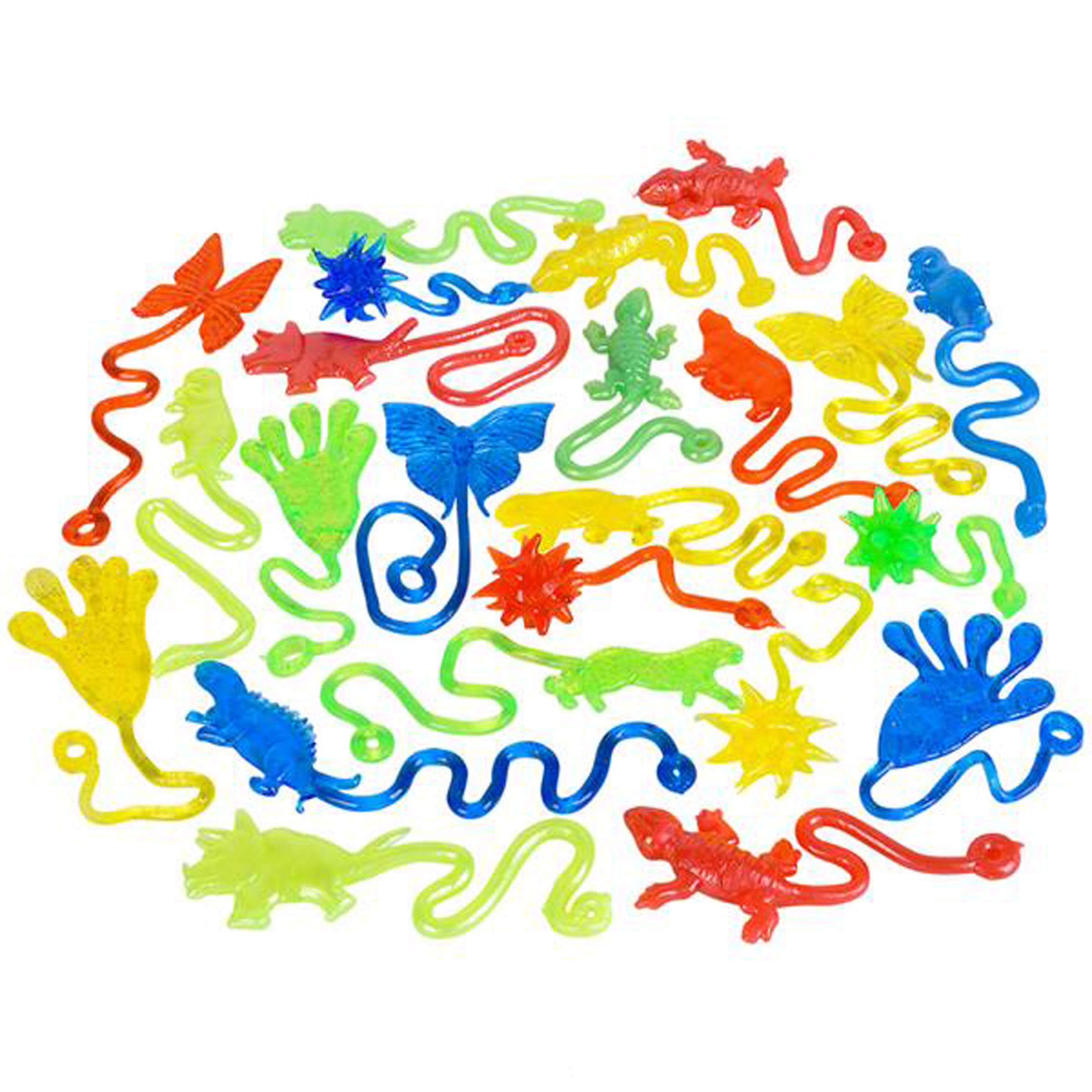 Rhode Island Novelty STICKY TOY ASST 2-3" (100pc/Unit)