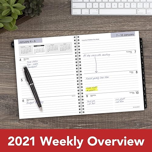 Miniatura 2 de AT-A-GLANCE - Recambio de planificador semanal y mensual 2021 para planificadores de línea G545 por AT-A-GLANCE, 7 x 8-3/4 pulgadas, ejecutivo,