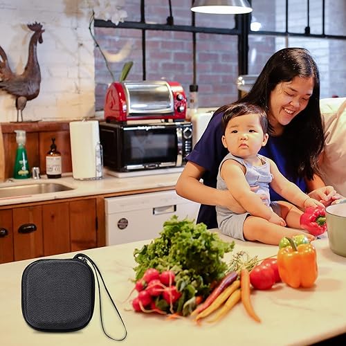 Miniatura 5 de khanka Estuche de viaje duro de repuesto para Phomemo Q30 Q30S Q31 Q32 máquina de etiquetadora portátil con Bluetooth solo funda negro