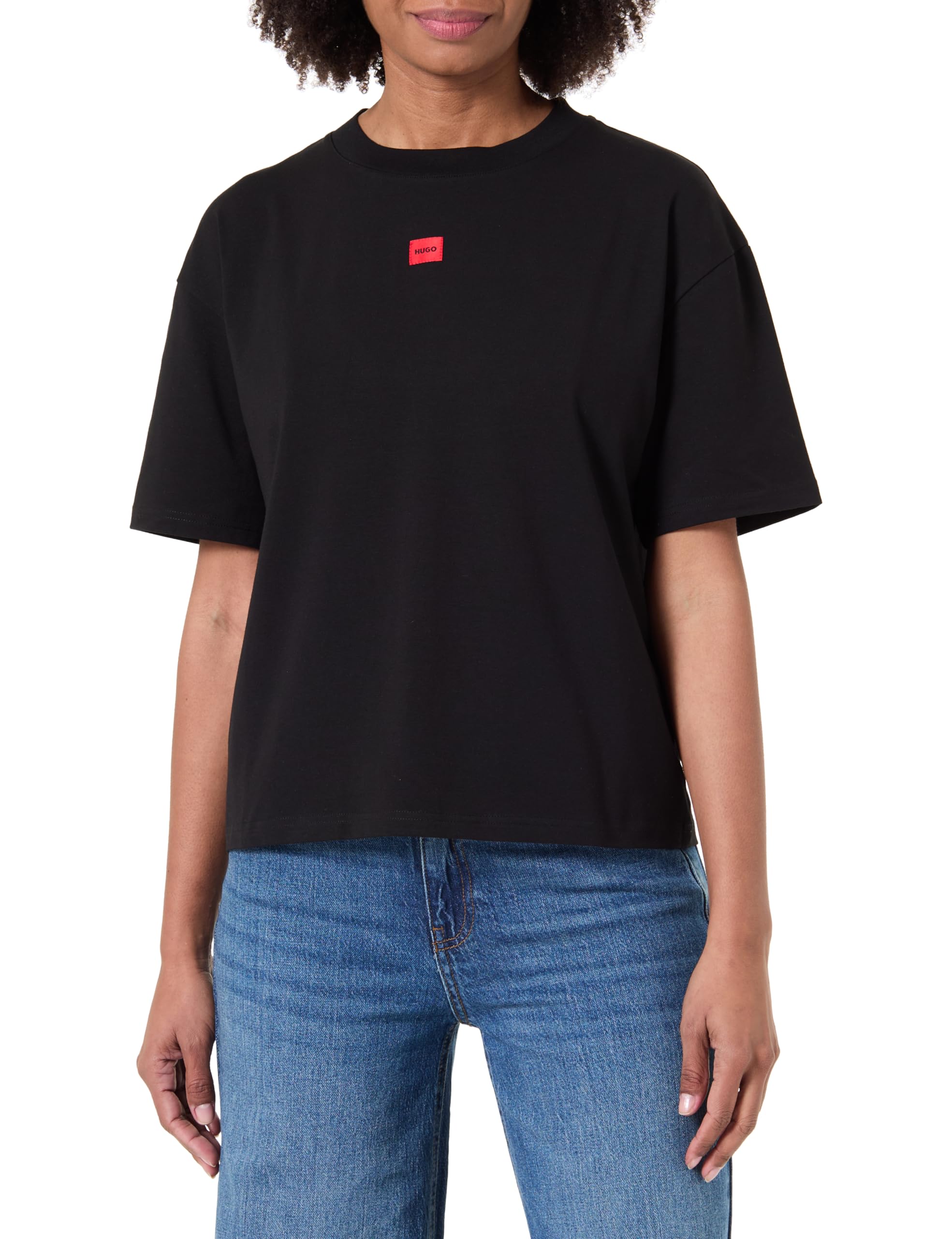 Hugo Women's Loungewear T-Shirt, Black 001, M