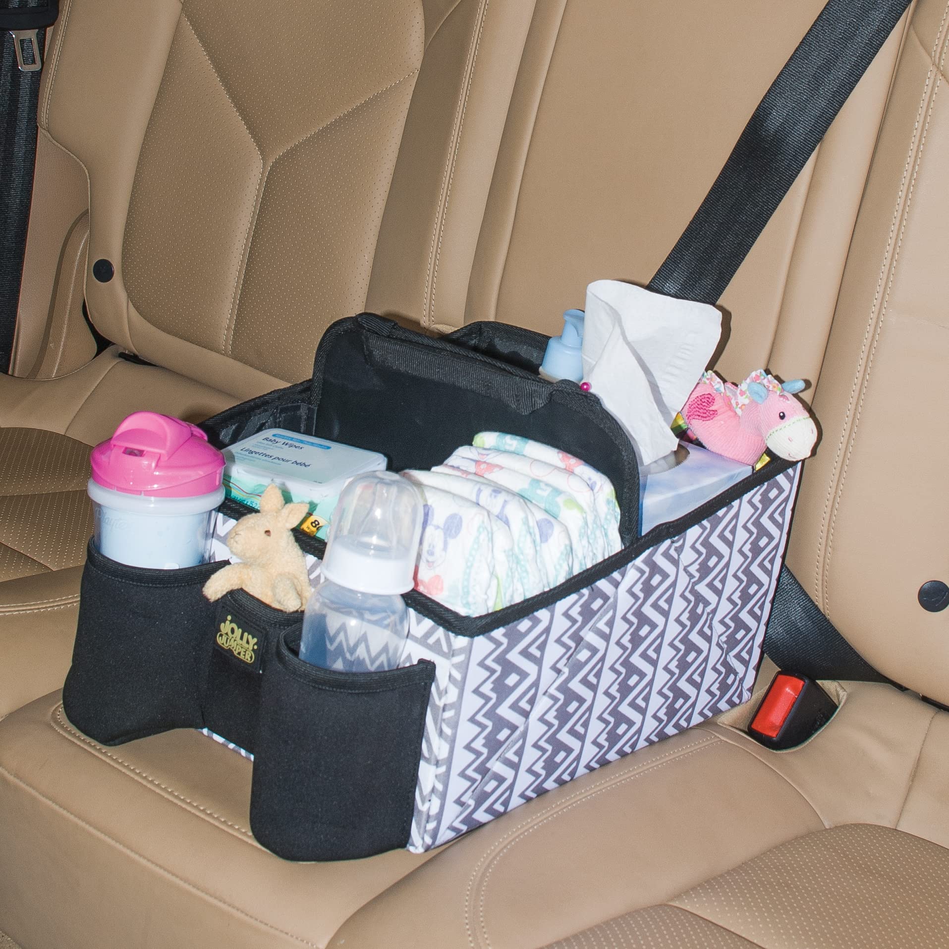 Jolly Jumper Travel Caddy, Grey/White