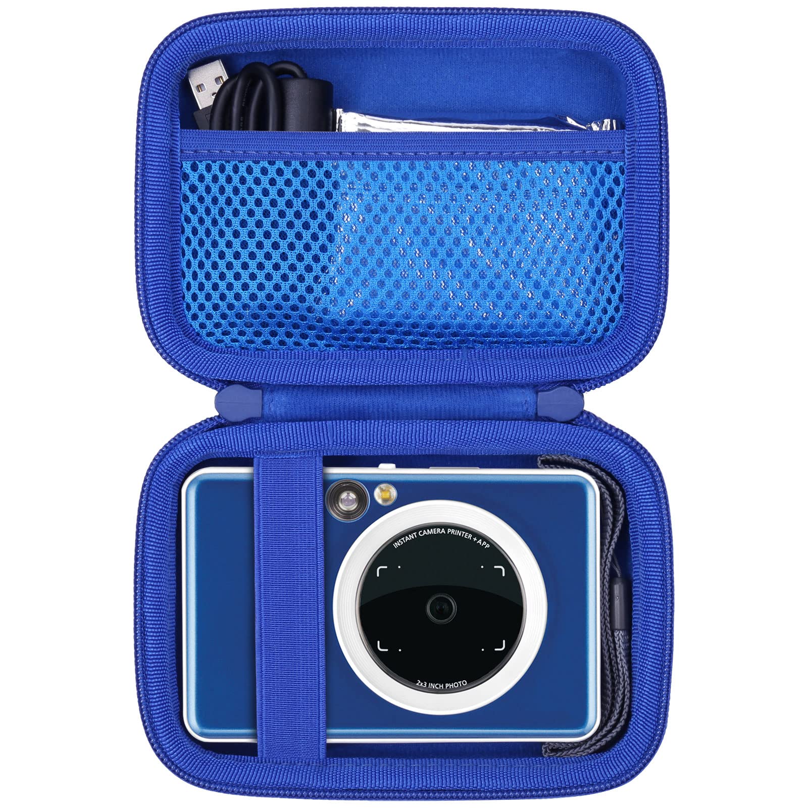 co2CREA Hard Case Replacement for Canon Ivy 2 CLIQ+ CLIQ 2 Instant Camera Printer, Sapphire Blue Case