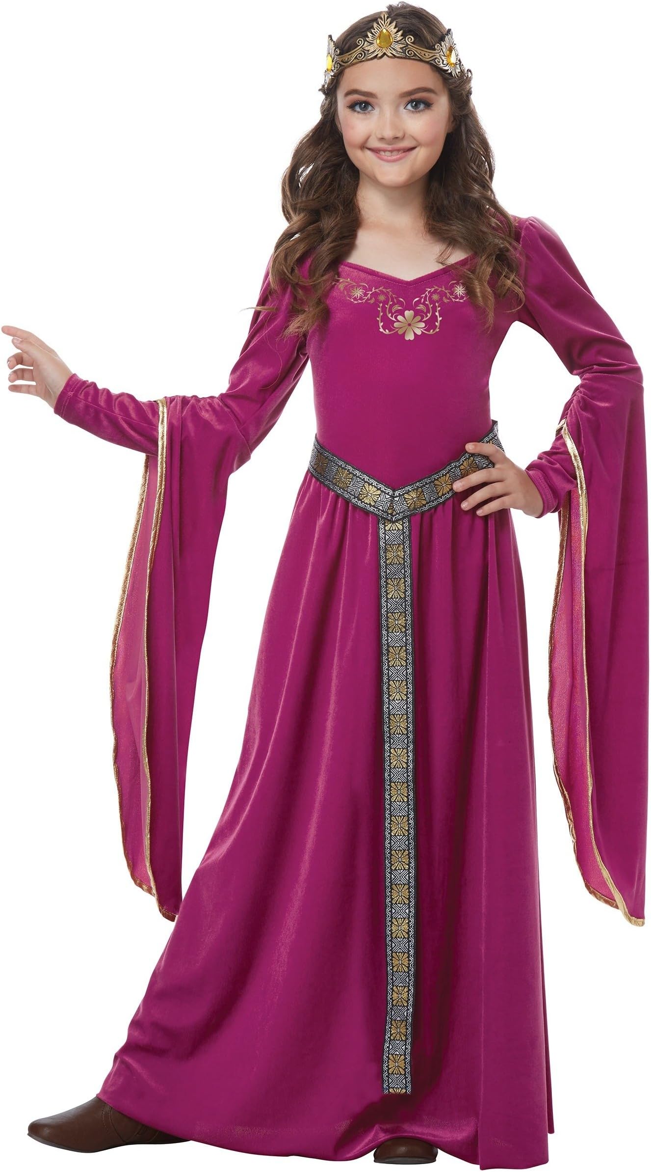 California Costumes Girls Medieval Princess Child Costume
