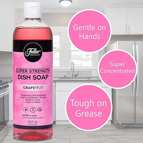 Miniatura 8 de Fuller Brush Jabón líquido súper fuerte para platos, económico, uso mucho menos, para platos, vasos, cubiertos, utensilios, ollas, sartenes,
