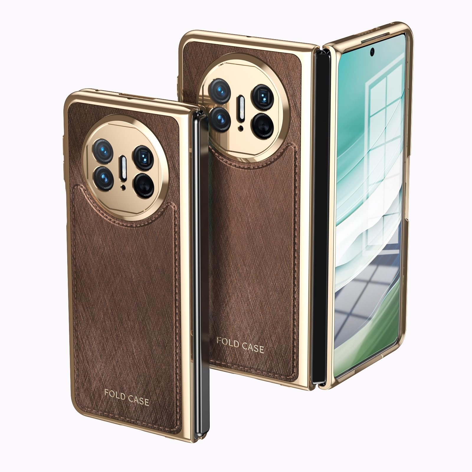 Coque Huawei Mate X5 cuir PU avec protection écran intégrée - 8
