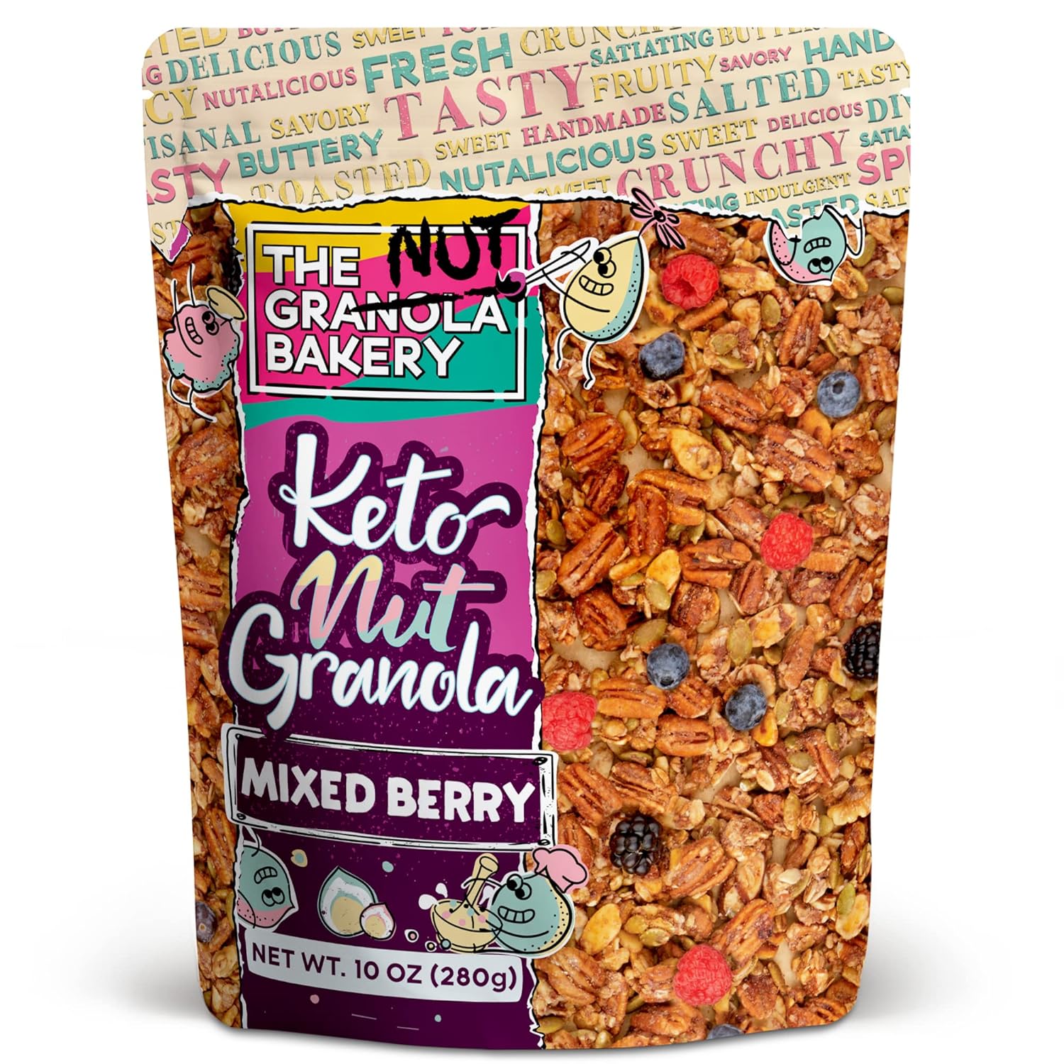 The Granola Bakery Mixed Berry Nut Keto Granola Cereal