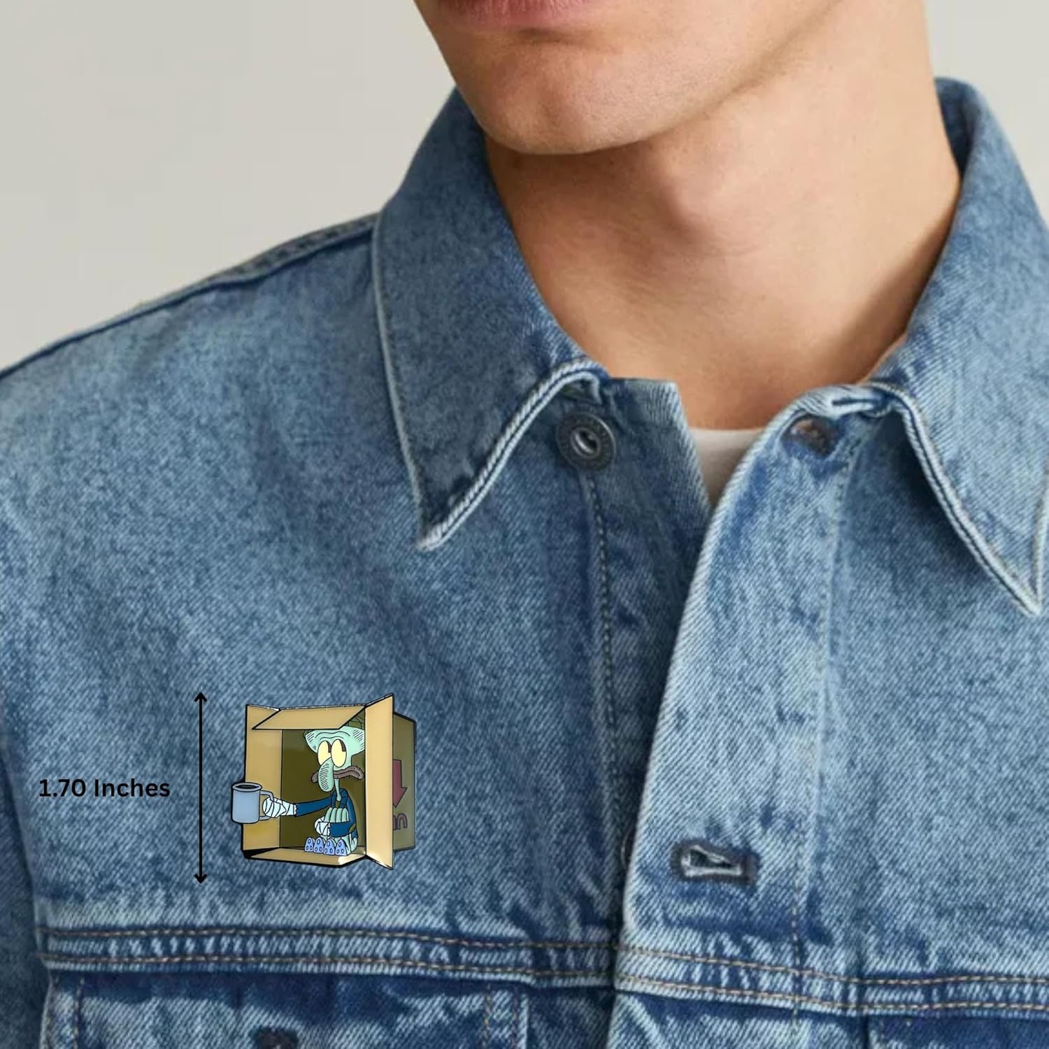 Homeless Squidward - SpongeBob Squarepants Collectible Pin - Image 5