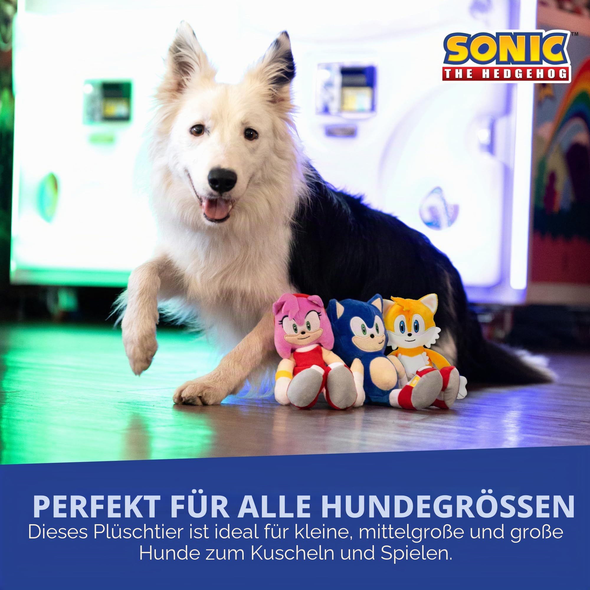 Multipet Sonic Amy Rose Plüsch-Hundespielzeug