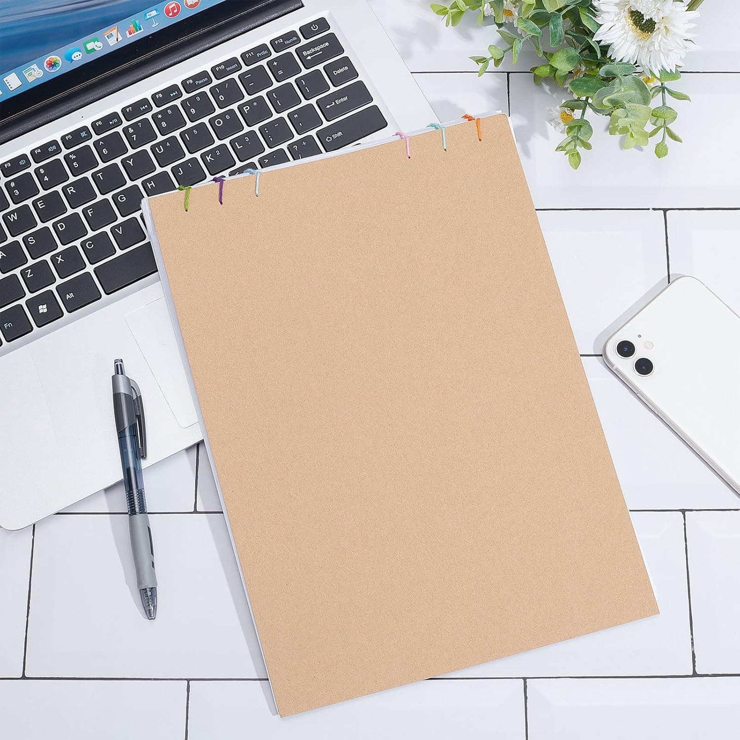 FREEBLOSS Hardcover Book Binding Kit Handmade Notebook