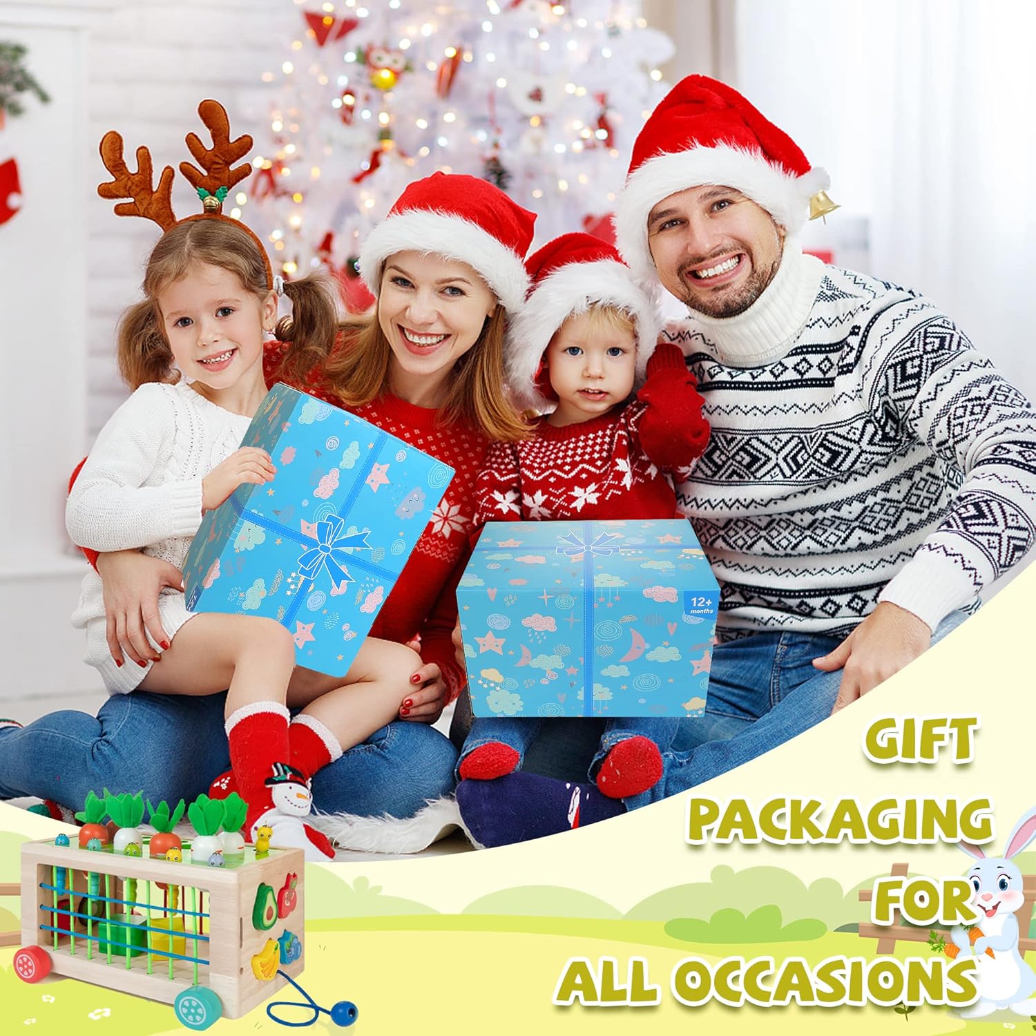 Winique Montessori Toys for 1 Year Old Carrot Harvest Game Learning Education Toys for Kids 1 2 3 4 Shape Sorter Fine Motor Skills Toys for Baby Boys Girls Toddler Activities 9 814yN55Q15L. AC SL1500