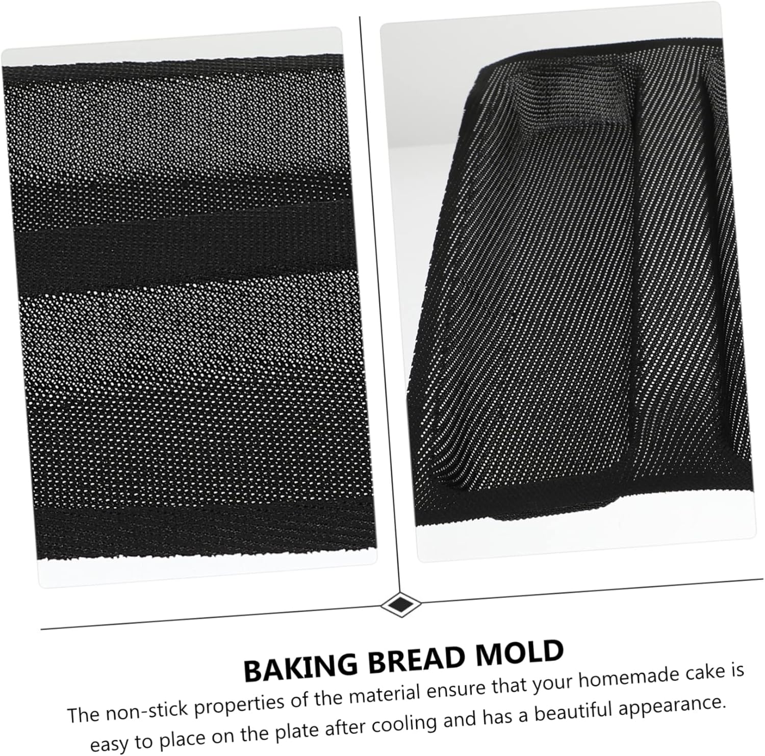 Ciieeo 3pcs Silicone Bread Baking Mold Non-stick Baking Pans Molds Tools Material