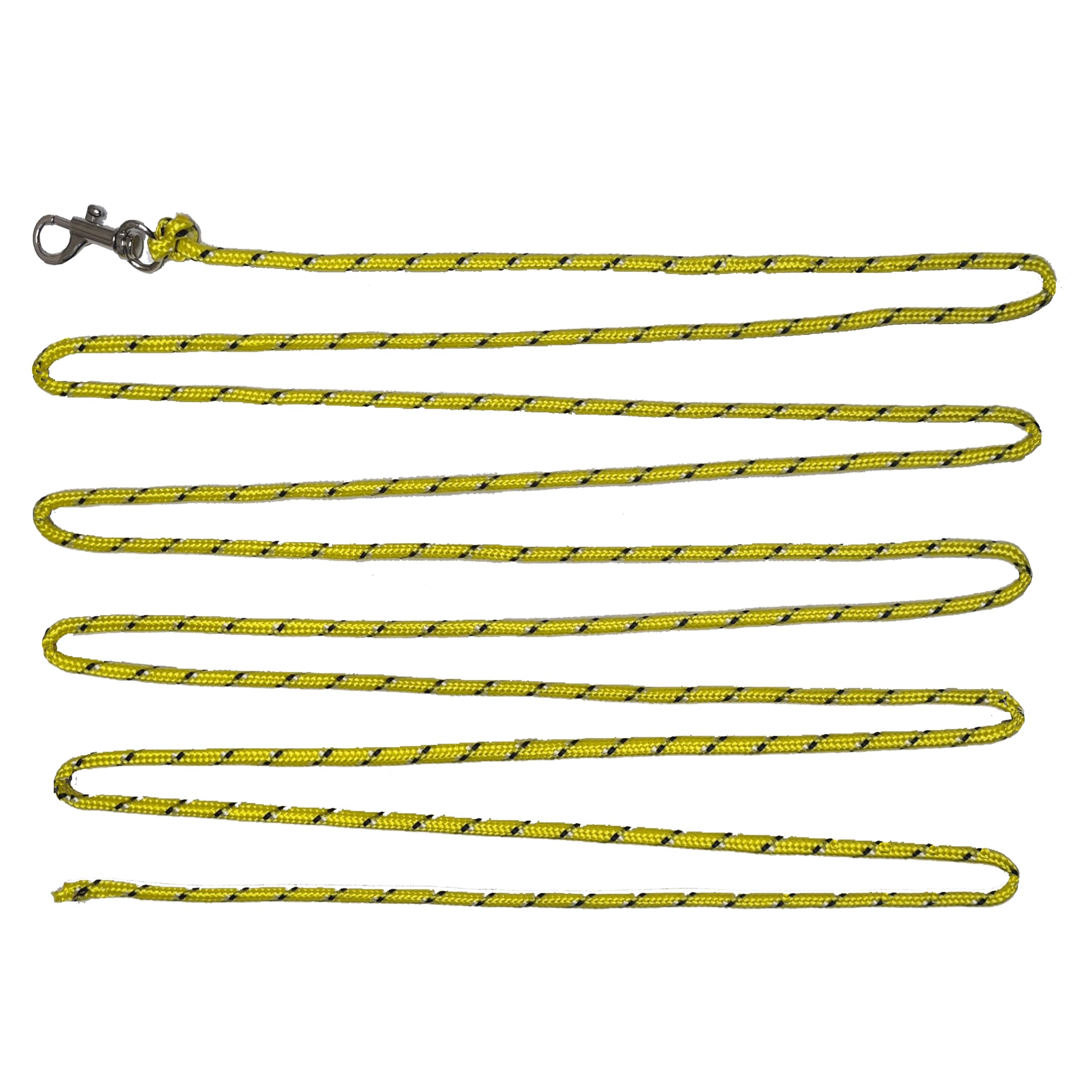 Training Dog Safety Line Thin Training Lead for small Dogs and puppies, 3M approx. High vis Recall Nylon Rope Line for Small dog and Puppy - Duty Swivel Hook – Leash for Pet Obedience