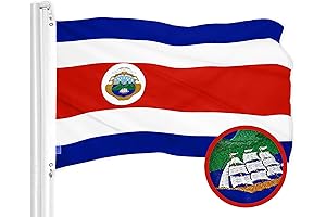 G128 Costa Rica Costa Rican Flag: Embroidered Pride for Nation and Home
