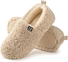 RockDove Ladies Puff-Ease Faux Shearling Closed Heel Slippers