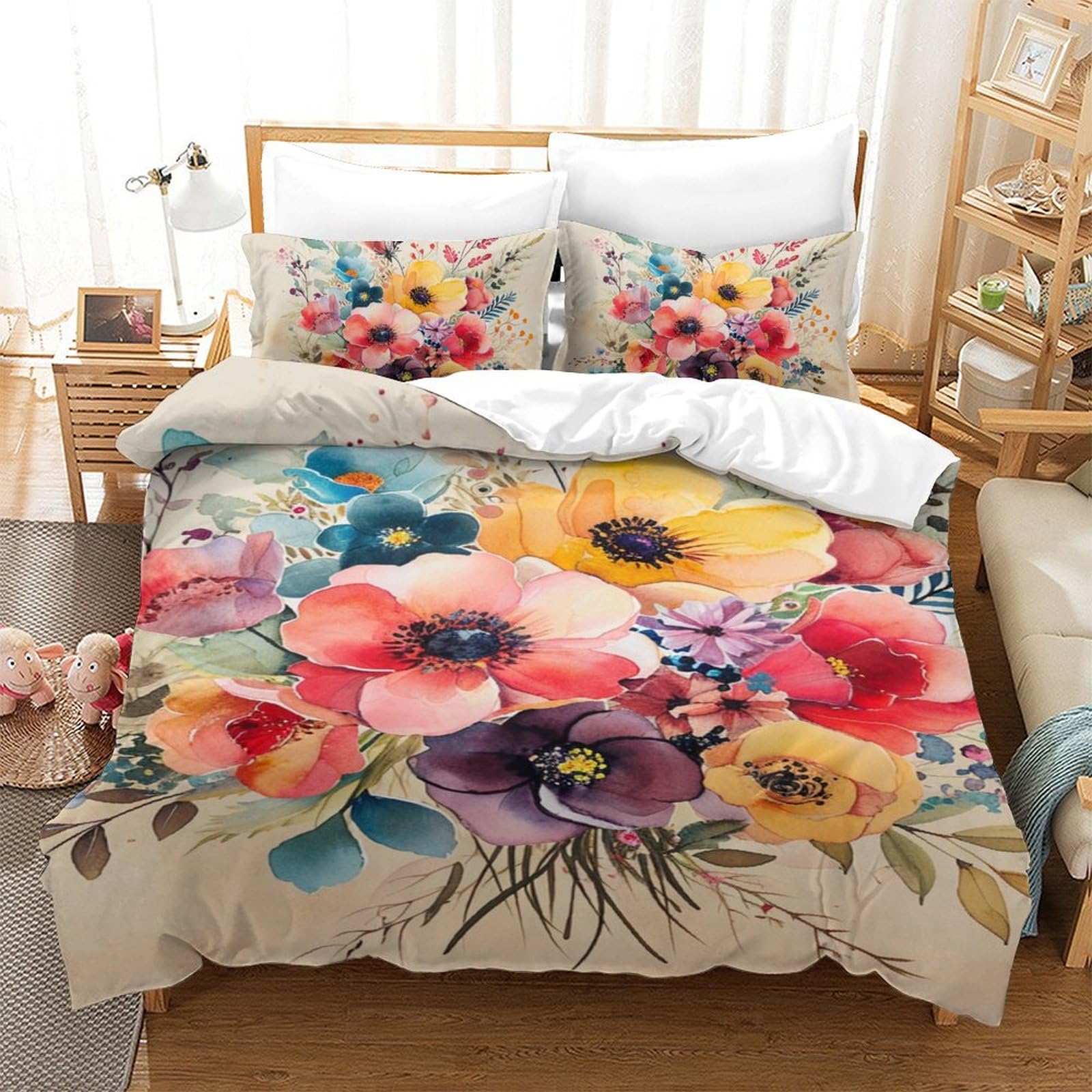 Housses de couettes en microfibre super douce au fini haut de gamme