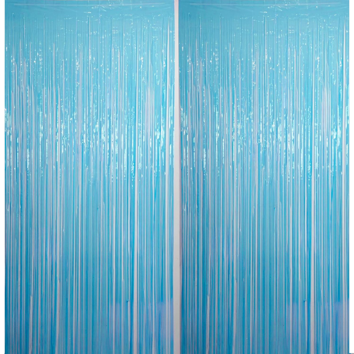 SpecialYou Pastel Blue Foil Fringe Back Drop Curtain for Decoration – Foil Curtain for Decoration, Birthday Backdrop for Decoration & Curtain Decoration Items for Party- 2 Pcs-image-9