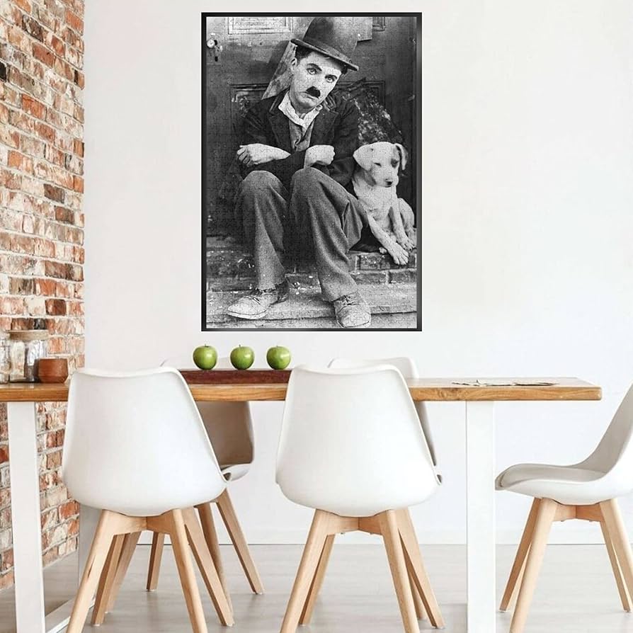 チャップリン　1000ピース　パズル　おまけフレーム付き Amazon.co.jp: 1000ピース ジグソーパズル チャールズ