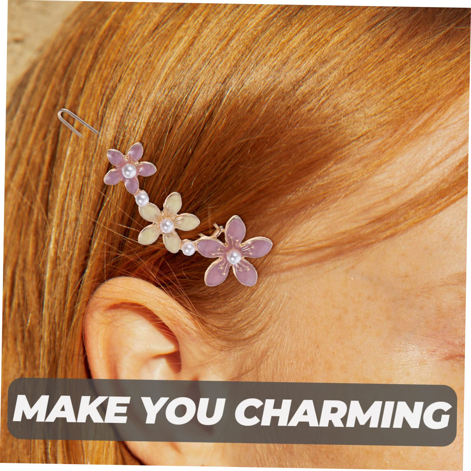 minkissy 20pezzi Fermagli Per Eleganti Metallo Con Fiori Perle Da Accessori Per Per Donne e Sposa Per Ogni Occasione e Stile Di Acconciatura