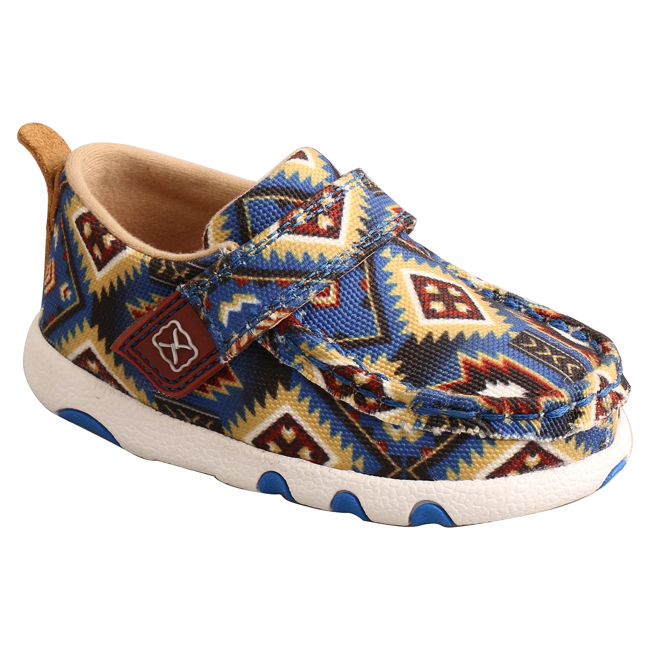 Twisted X Baby Boys' Southwestern Print Driving Mocs - ICA0019 3 D Multi